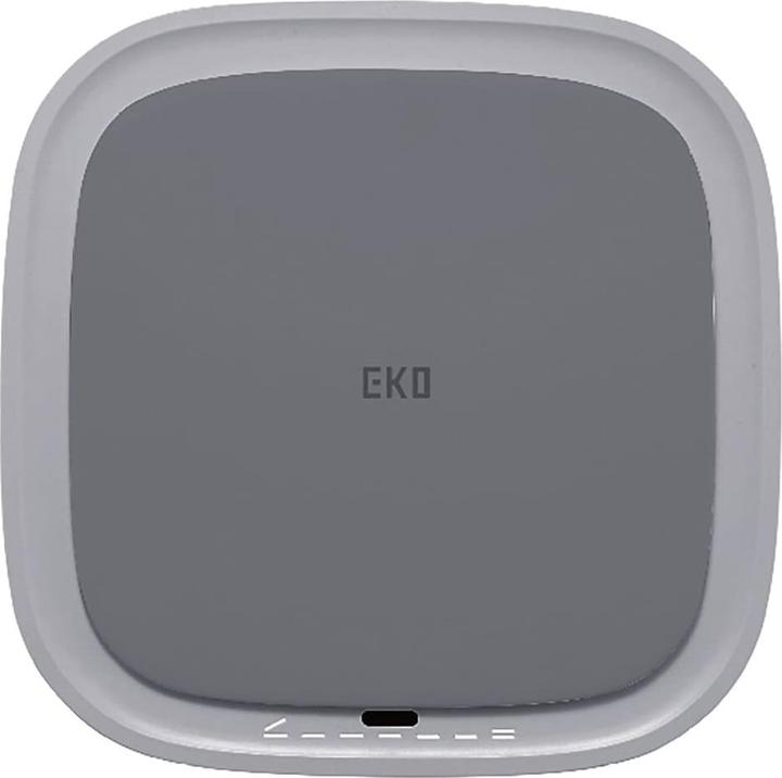 Produktbild EKO berührungsloser Sensor Mülleimer Morandi Smart 30 L grau quadratischer Abfalleimer mit Touch-Be (30 l)