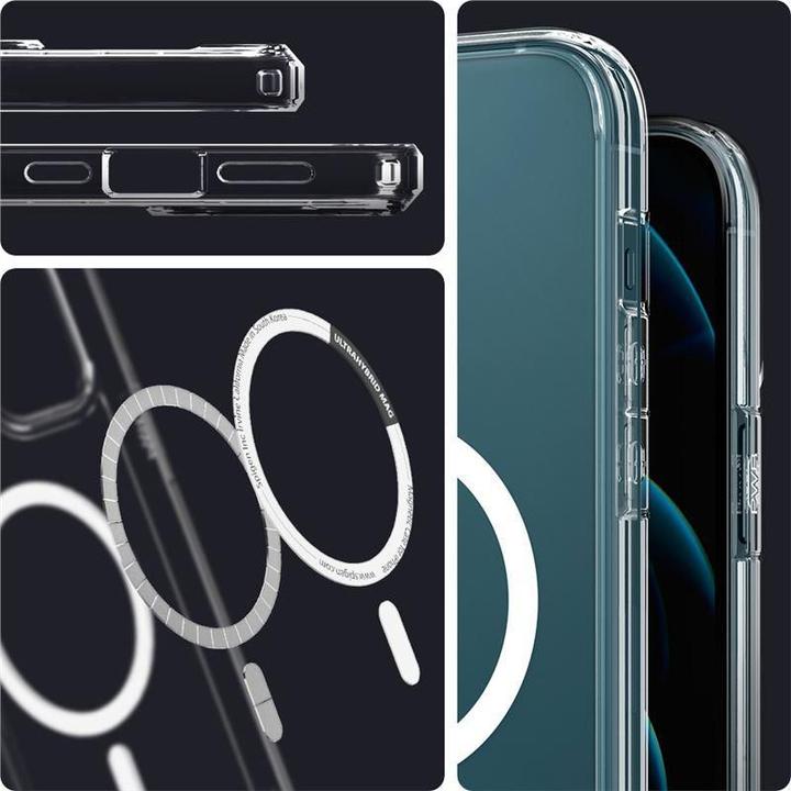 Produktbild Spigen Crong ULTRA HYBRID MAG MAGSAFE IPHONE 12 PRO MAX Baltas (Apple iPhone 12 Pro Max)