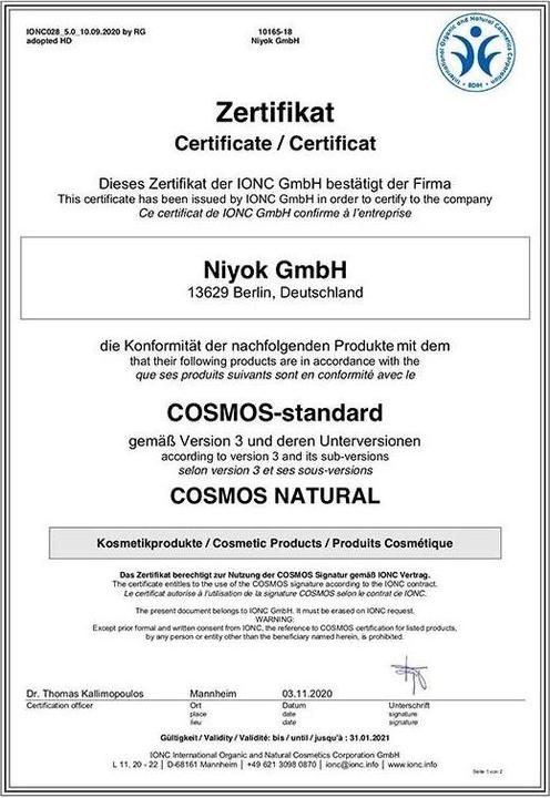 Produktbild Niyok Zitronengras und Ingwer (200 ml, Mundspülung)
