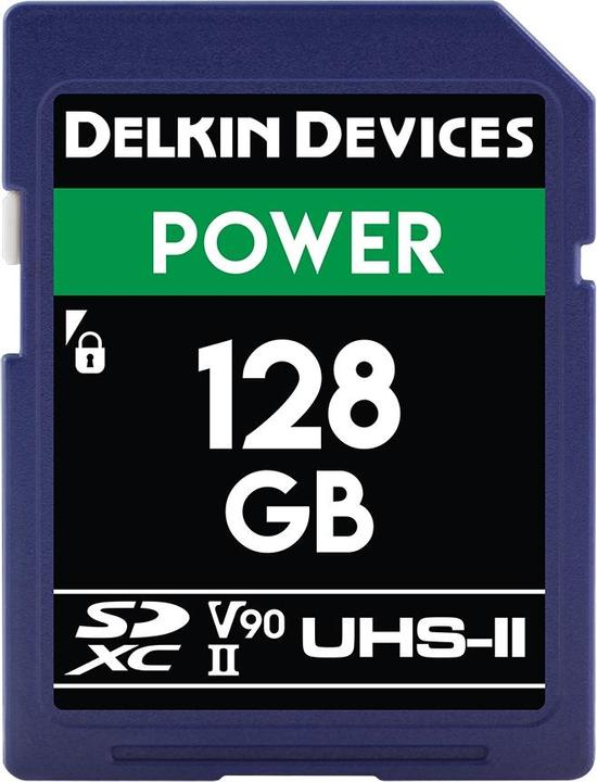 Immagine prodotto Delkin Cinema SD SDXC UHS-II 128 Gt -muistikortti (128 GB, SDXC, U3, UHS-II)