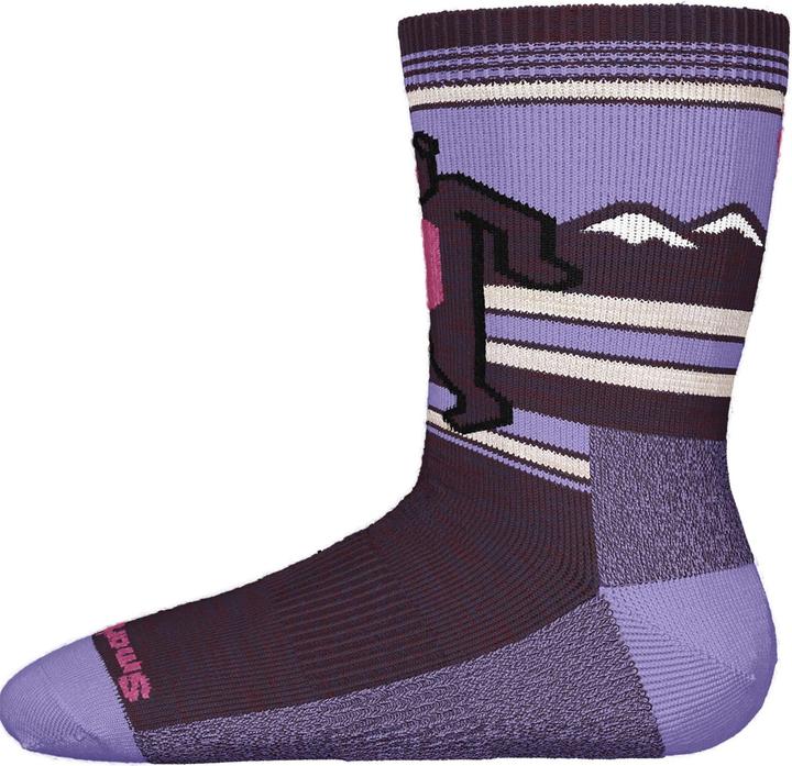 Actual product image Smartwool Kids' Hike Light Cushion Hiking Bear Crew Socks (38 - 41)