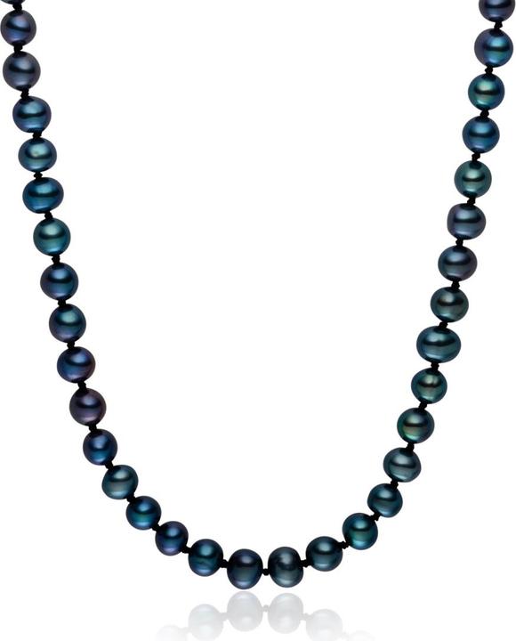 Immagine prodotto Lulu & Jane Catena in ottone con perle d'acqua dolce in argento 42,0 cm di base + 5,0 cm di estensione - 33346 (Ottone, 42 - 47 cm)