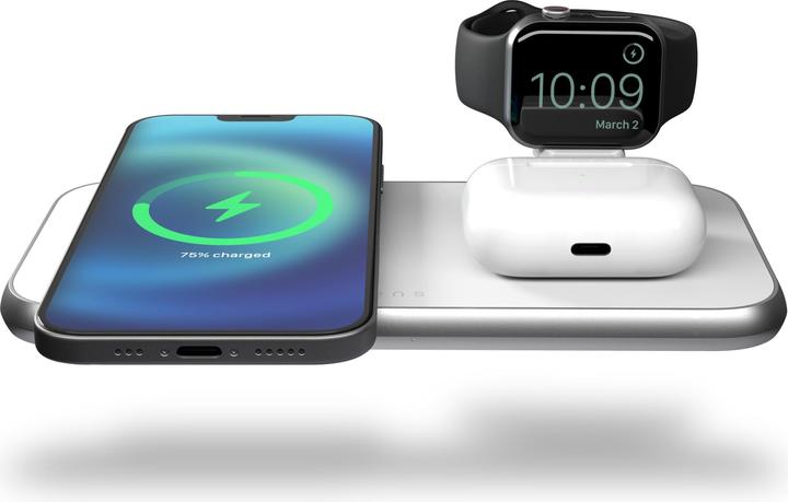 Actual product image Zens Aluminium 4-1 Wireless Charger 45W USD PD Mag (45 W)