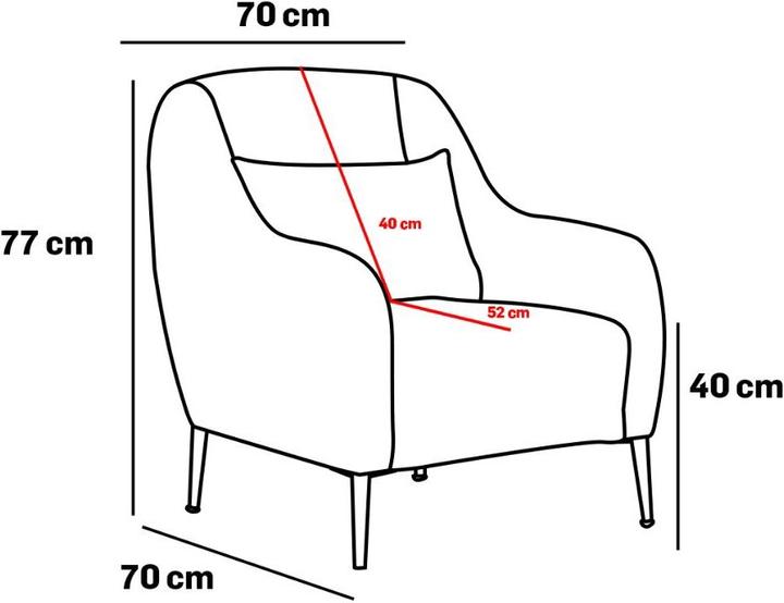 Image du produit Atelier del Sofa Adele (1 place)