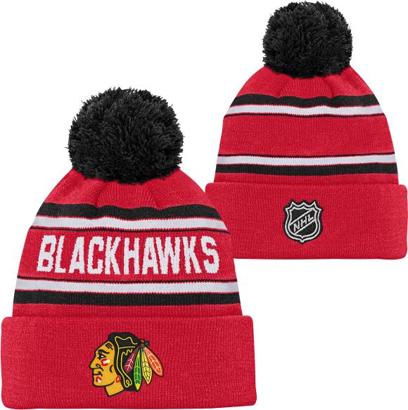 Outerstuff Jacquard-Strickmütze mit Bündchen NHL JR (Ena Velikost, Edmonton)