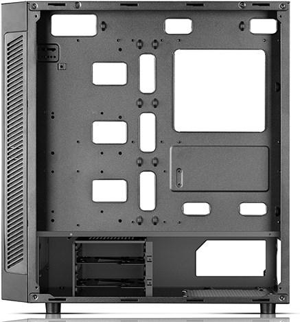 Actual product image Deepcool Matrexx 55 V3 ADD-RGB bk ATX - white - tempered glass 2x 3.5 inch internal (mATX, Mini-ITX, ATX, E-ATX)