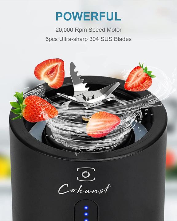 Actual product image Cokunst Portable blender