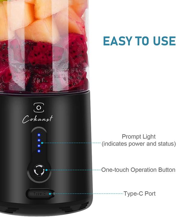 Actual product image Cokunst Portable blender