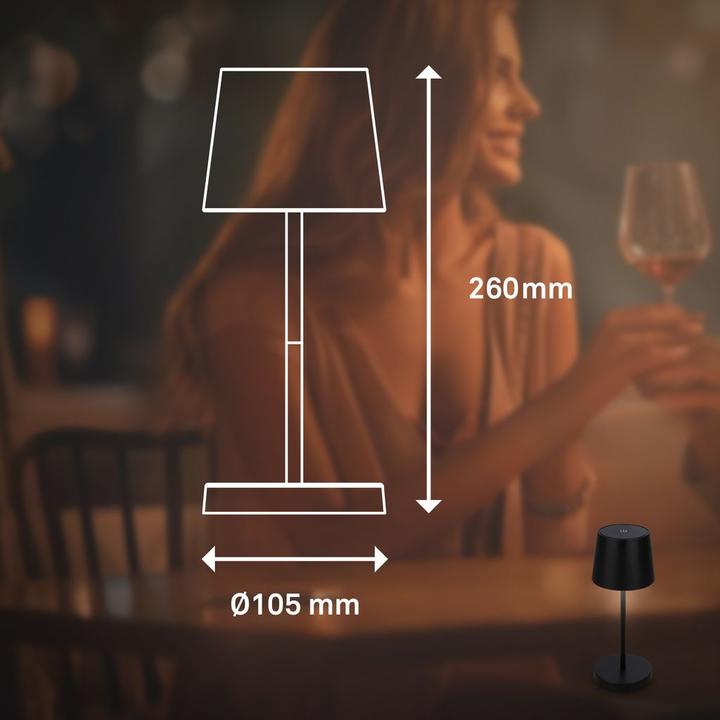 Actual product image Briloner Rechargeable LED table lamp (150 lm)
