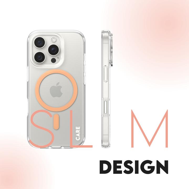 Image du produit PanzerGlass CARE by PG Peachy MagS iPhone16 6.3 Pro (Apple iPhone 16 Pro)