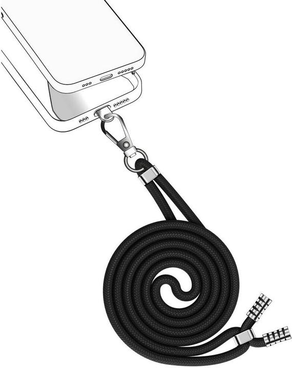Image du produit Valenta Universal Handykette Schwarz, Befestigung: Haken