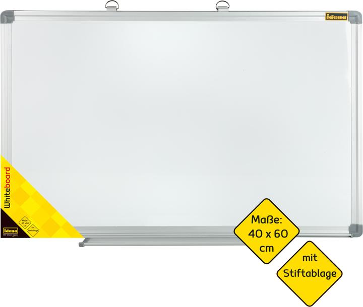 Produktbild Idena Whiteboard 60x40cm mit Aluminiumrahmen