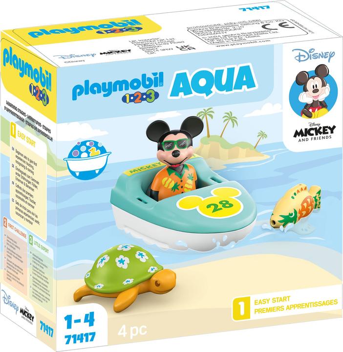 Produktbild Playmobil 1.2.3 & Disney: Mickys Bootstour (71417, Playmobil 1.2.3)