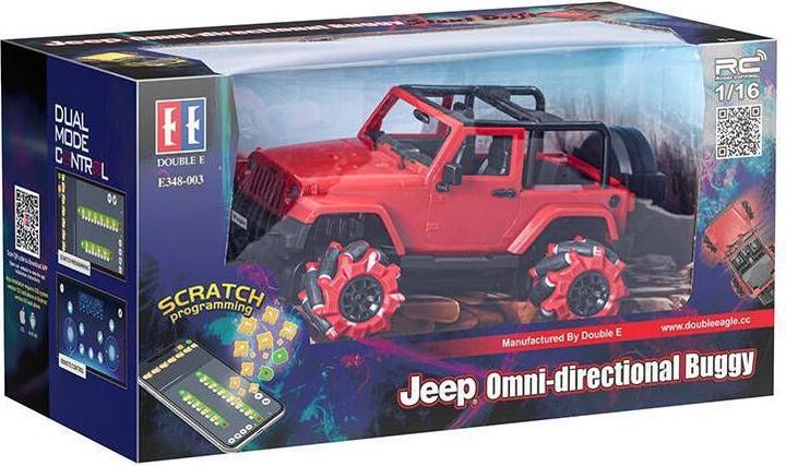 Produktbild Double Remote-controlled car 1:16 (red) Jeep (drift) E348-003