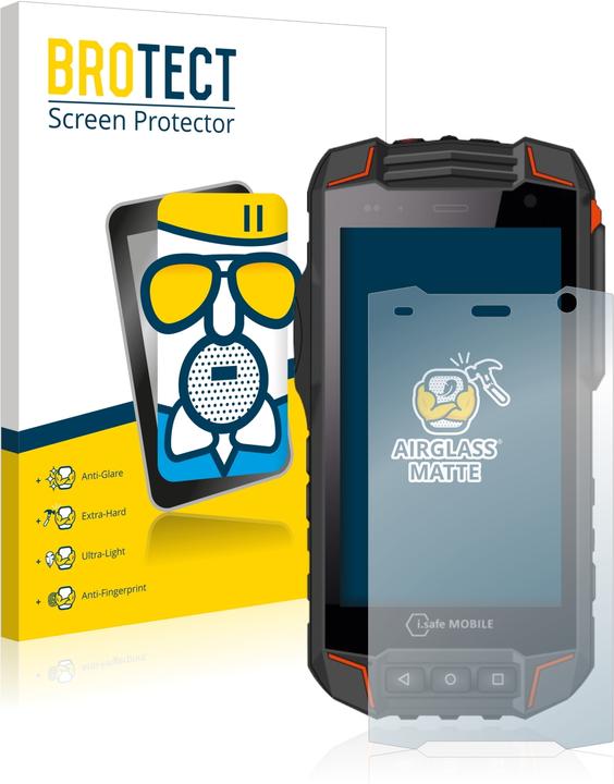 Produktbild BROTECT AirGlass Panzerglasfolie Matt (1 Stück, i.safe Mobile IS320.1, i.safe Mobile IS520.1, i.safe Mobile IS530.1)