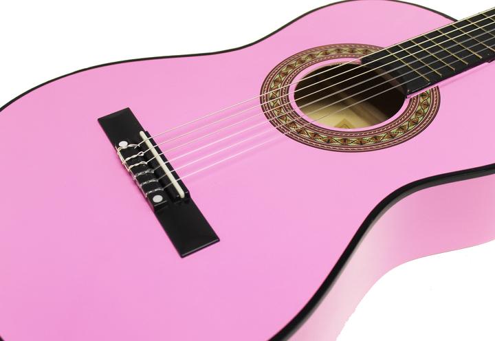 Productafbeelding PDT Martin Smith Klassieke Gitaar - Roze (Elektrische gitaar)