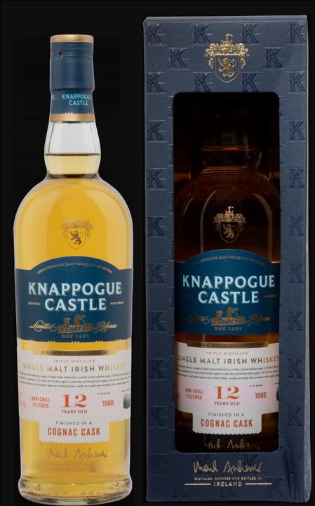 Actual product image Knappogue Castle Single Malt Irish Whiskey Cognac Cask Finish (Single Malt)