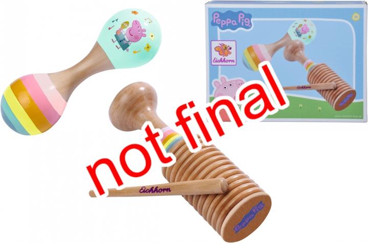 Produktbild Peppa Pig Maraca und Ratsche Set (Deutsch)
