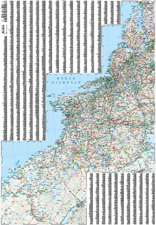 Produktbild Landkarte USA 04, Nordost (1:1.250.000) : Maine, Maryland, New York, Ohio, West Vi...