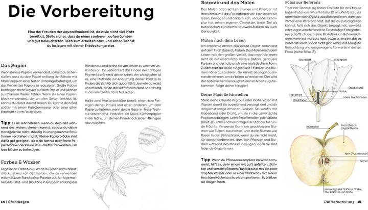 Nährwerte und Zutaten Botanicals – Naturmotive in Aquarell