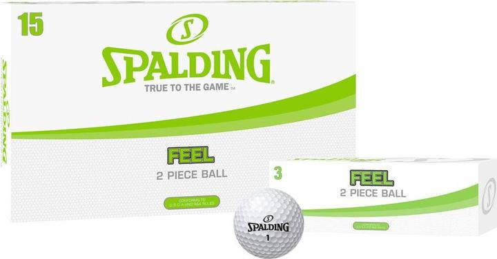 Actual product image Spalding Set of 15 Feel golf balls