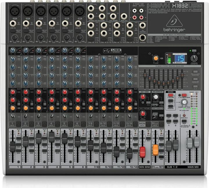 Actual product image Behringer Xenyx X1832usb (Studio- and Livemixer)