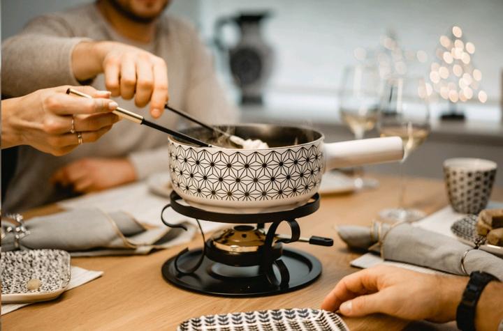Actual product image Kadastar Fondue Caquelon Polygon White (2 l)