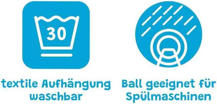 Image du produit Ravensburger 4583 baliba Clip & Go - Balle flexible avec fixation pour le plaisir de saisir et de mordre