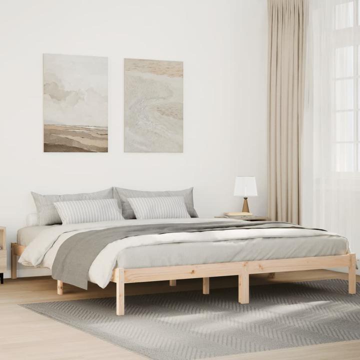 Produktbild VidaXL Bett Extra Lang ohne Matratze 180x220 (180 x 220 cm)