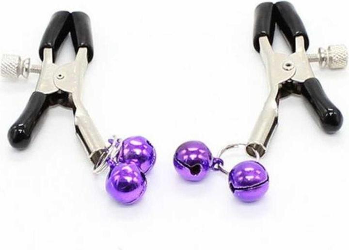 Immagine prodotto Ohmama Pinze Per Capezzoli Fetish A Doppia Campana - Viola
