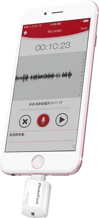 Produktbild PhotoFast CR8800 iOS MicroSD CardReader