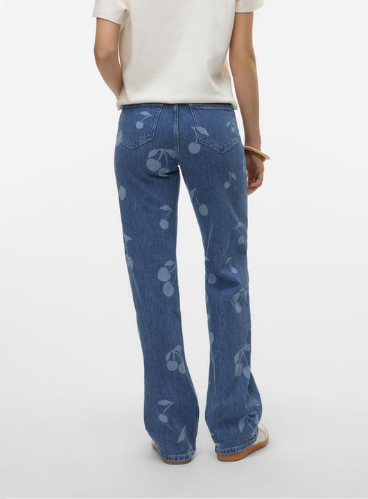 Actual product image Vero Moda VMTESSA Hohe Taille Weiter Beinschnitt Jeans Weit geschnitten (W28/L32)