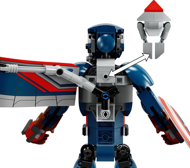 Image du produit LEGO Nouveau Captain America figure de construction (76296, LEGO Marvel)