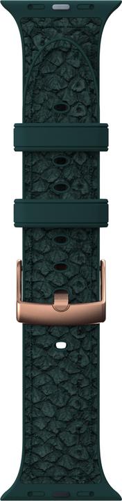 Actual product image Njord Jord Watch Strap For (40 mm, 41 mm, Vegan salmon leather, Silicone, Vegan Leather)