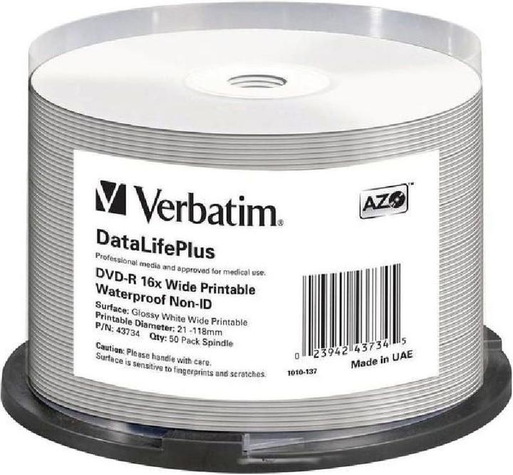 Produktbild Verbatim DVD-R 4.7GB 50pc (50 x)