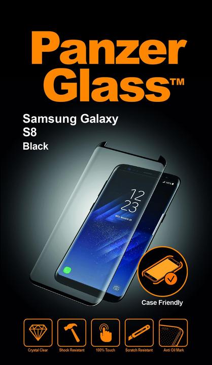 Actual product image PanzerGlass edge to edge (1 Piece, Samsung Galaxy S8+)