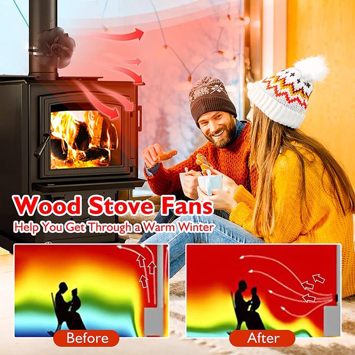 Produktbild Xmasneed Kaminventilator (16 x 16 x 15.5 cm)