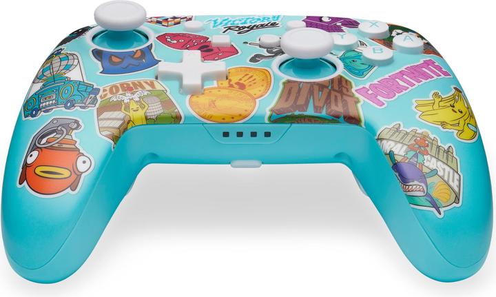 Actual product image PowerA Enhanced Wireless Controller - Fortnite Sticker Mania (Switch Lite, Switch OLED, Switch)