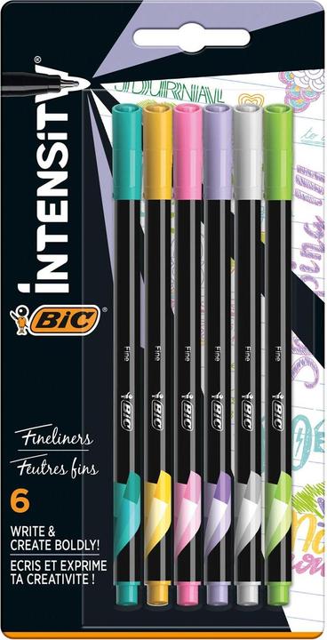 Actual product image Bic INTENSITY - fine pen (Multicoloured, 6 x)