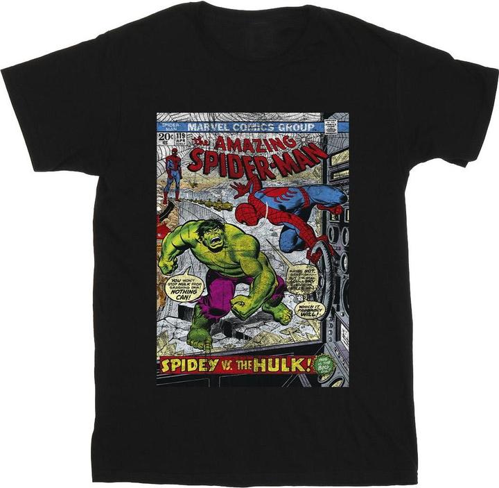 SpiderMan VS Hulk Cover TShirt (XL)