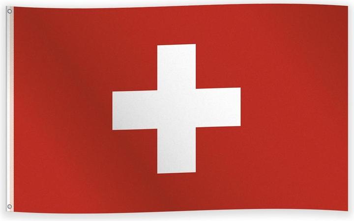 Fiesta Grosse Fahne aus Stoff Schweiz