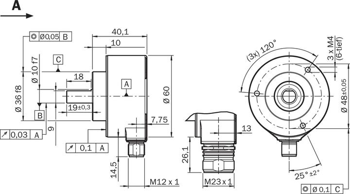 Produktbild Sick DFS60E-S4EA01024 INCREMENTAL ENCODER - DFS60E-S4EA01024 INCREMENTAL ENCODER 0102