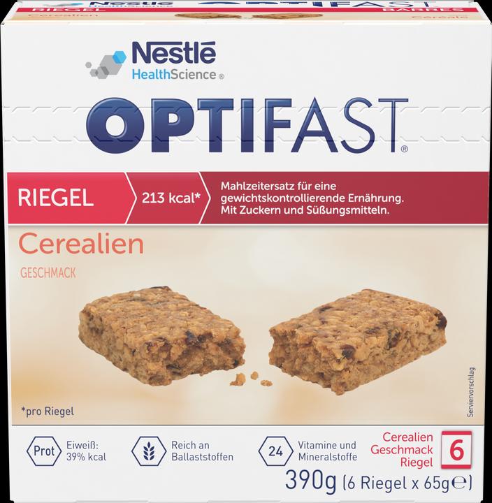 Actual product image Optifast Cereal bar (6 pcs., 390 g)