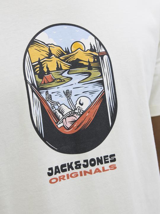 Produktbild Jack & Jones Gedruckt Rundhalsausschnitt T-shirt T-shirt (L)