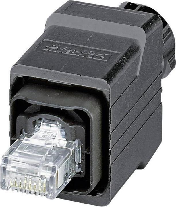 Produktbild Phoenix Contact Phoenix VS-PPC-C1-RJ45-POBK-PG9-4Q5 - RJ-45 - Schwarz - Cat5e - Nickel/Gold - IP