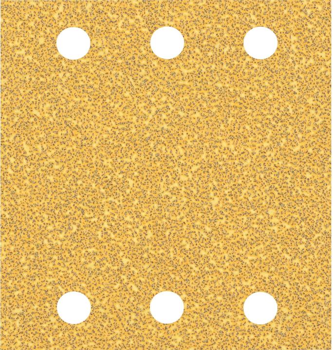 Bosch Professional Zubehör EXPERT C470 Schleifpapier mit 6 Löchern für Schwingschleifer, 115 x 107 mm, G 40, 10-tlg. (40)