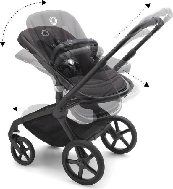 Produktbild Bugaboo Fox 5 Kinderwagen, Schwarz/Schwarz