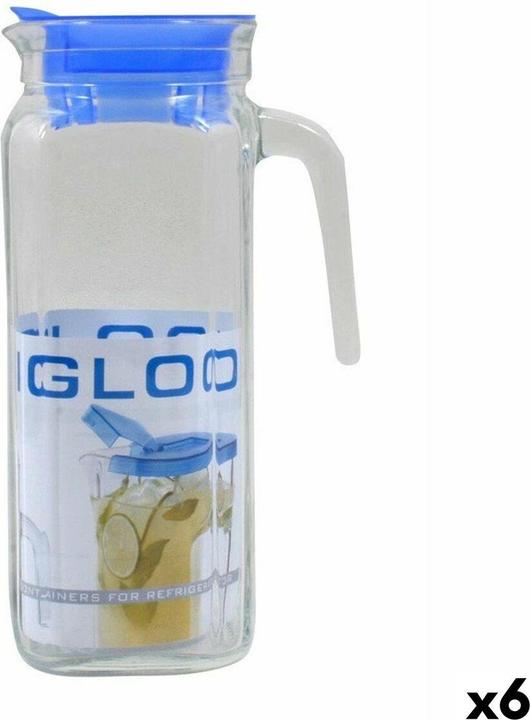 Immagine prodotto Borgonovo Brocca Igloo in vetro 1,2 L (6 pezzi) (1.20 l)