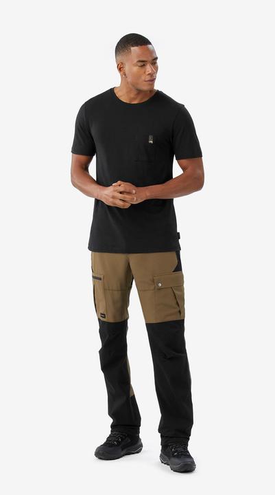 Image du produit Forclaz Pantalon de trek résistant homme, MT500 marron (34)