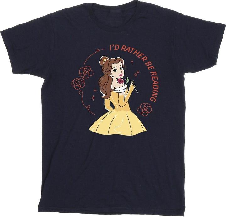 Disney Die Schöne und das Biest Ich würde lieber lesen TShirt